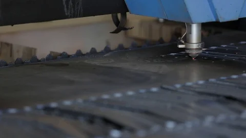 Metal cutting Stock Footage 91352683