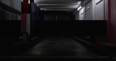 Metal cutting machine Stock Footage 203244636