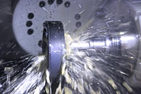 Metal cutting machine Stock Photos