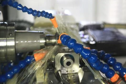 Metal cutting machine Stock Photos