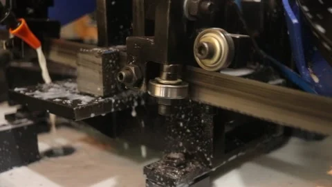 Metal Cutting New Process. Electric Technology Stock Footage 194622084
