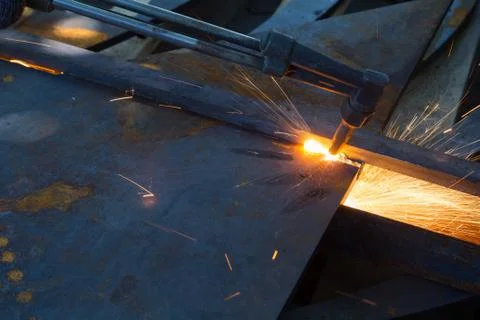 Metal cutting Stock Photos