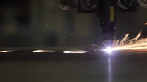 Metal cutting plasma Stock Footage 72928894