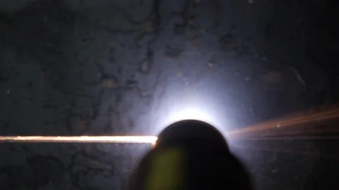 Metal cutting plasma Stock Footage 72928957