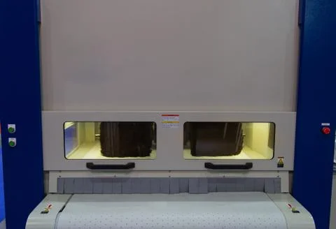 Metal deburring machine Stock Photos