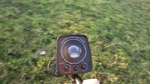 Metal detector close up Stock Footage 101881697