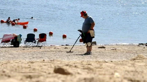 Metal Detector Stock Footage 811146