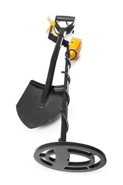 Metal detector. Isolated Stock Photos