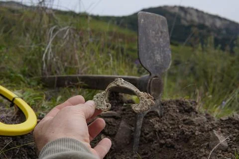 Metal detector. 스톡 사진