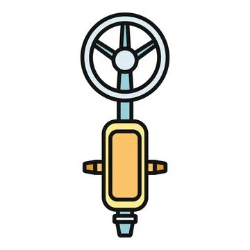 Metal detector searching treasure finding gold hobby equipment icon Stock Illustration