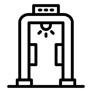 Metal detector Vector Icon Design Illustration Illustrazione stock