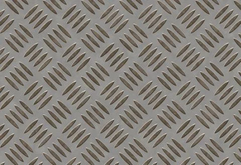Metal diamond plate Illustrazione stock