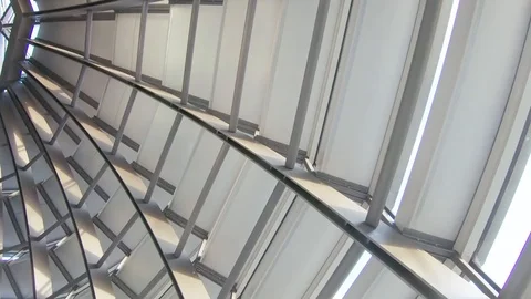 The metal dome of the building Video stock 117585743