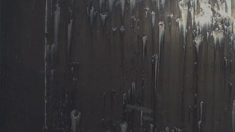 Metal door with a beautiful textural pattern from the leaks Stock Footage 112989832