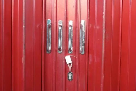 Metal door 스톡 사진