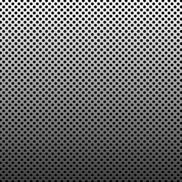 Metal Dotted Silver Stock Illustration