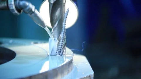 Metal drill Stock Footage 76595019