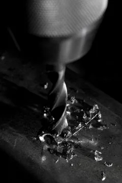 Metal drill Stock Photos