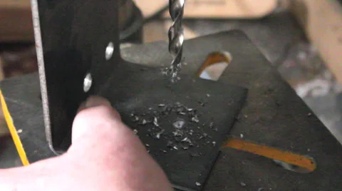 Metal drilling Video stock 37379481