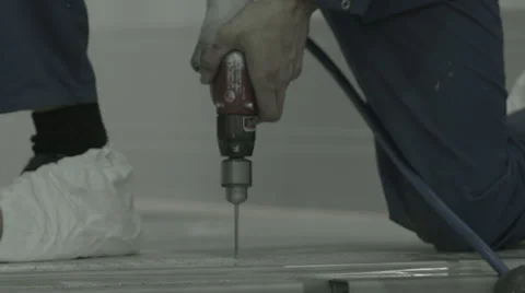 Metal Drilling. Industrial Stock Footage 33444517