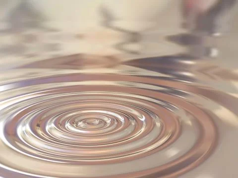 Metal drop Stock Illustration