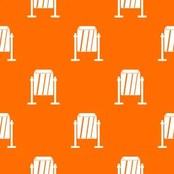 Metal dust bin pattern seamless Stock Illustration