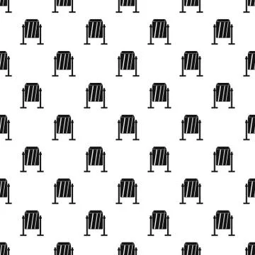 Metal dust bin pattern vector Stock Illustration