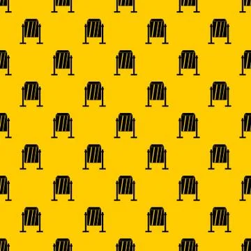 Metal dust bin pattern vector Stock Illustration