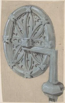 Metal Ecclesiastical Object second half 19th century Anonymous, British, 19.. Stock Illustration