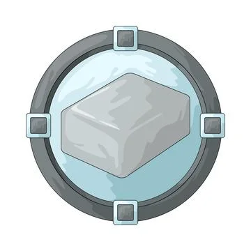 Metal element illustration Stock Illustration