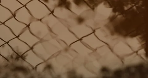 Metal Fence net Stock Footage 283463901