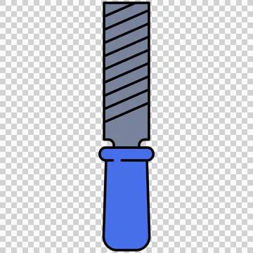 Metal file tool Stock Illustration