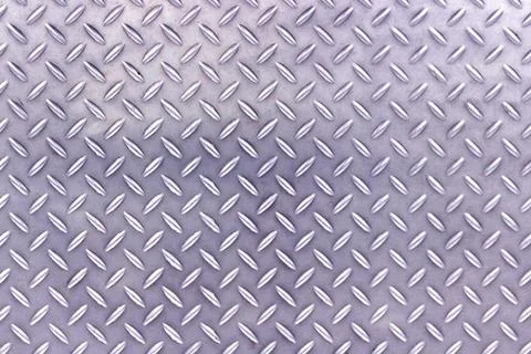 Metal floor plate pattern Stock Photos