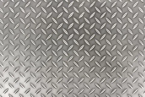 Metal floor plate pattern Stock Photos