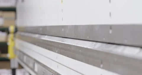 Metal Folding Machine Stock Footage 200845798