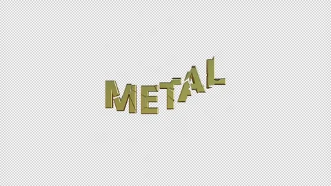 METAL Stock Footage 307981807