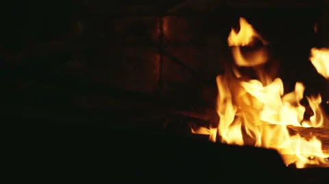 Metal forging, Forging hot metal in smithy, Sparks, hard work Stock Footage 68634973