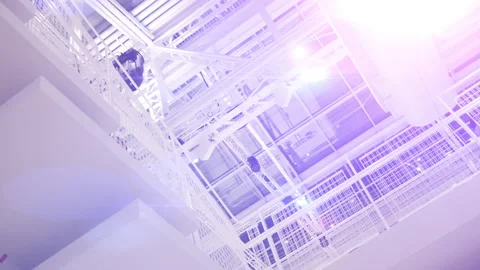 Metal frame and suspension systems Stock-Footage 169574287