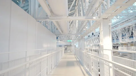 Metal frame and suspension systems Stock Footage 169575353