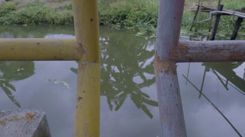 Metal Frame Detail Stock Footage 338342944
