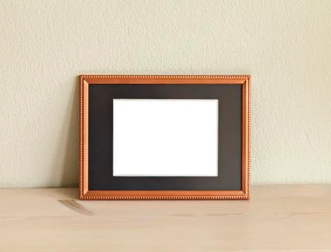 Metal frame mockup Stockfoto's