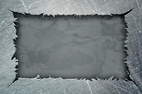 Metal frame Stock Photos