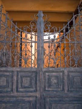 Metal gate Stock Photos