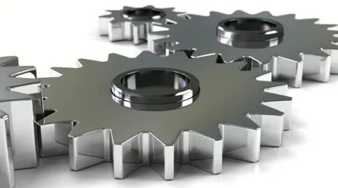 Metal Gears Loop Stock Footage 12550498