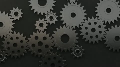 Metal Gears Loop 스톡 동영상 12588477