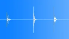 Metal to glass gentle hitsSound Effect