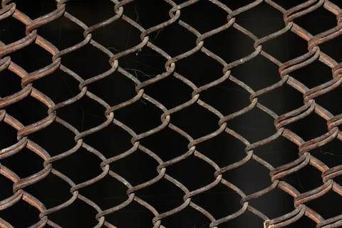 Metal grid as a background Stock Photos