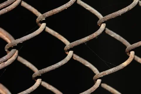 Metal grid as a background Stock Photos