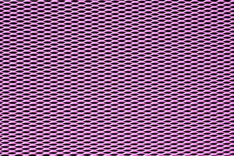 Metal grid with geometric pattern of rhombi, background. Stock Photos