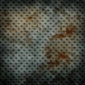 Metal grid Stock Illustration